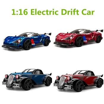 1: 16 RC Drift Car, игрушечная гоночная игрушка на радиоуправлении, 2,4 ГГц, полный привод, 35 км / ч, имитационная модель игрушечного автомобиля RTR