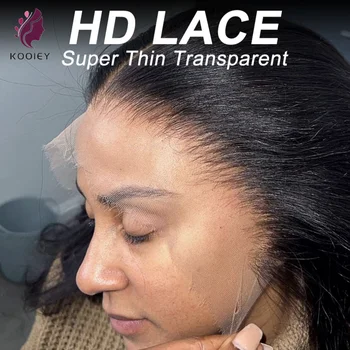 HD Невидимый Прозрачный 5x5 Шелковый Топ Кружевные Передние Парики Бразильские Шелковистые Прямые Волосы Шелковый Топ Кружевные Передние Человеческие Волосы Парик Remy