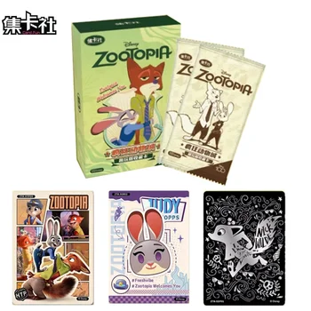 Карточка Fun Disney Zootopia Коллекционная Карточка New Zootropolis Редкая Лимитированная Коллекционная карточка SSP SP Аниме Периферийные Устройства Открытки Игрушки Подарки