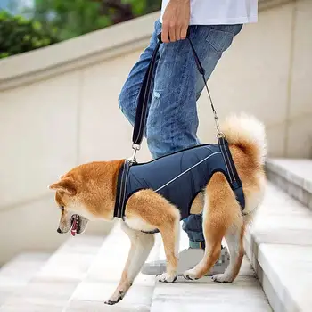 Универсальный ремень для поддержки домашних животных с прочной опорой, регулируемый мягкий удобный ремень для помощи животным при ходьбе