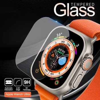 Закаленное стекло HD для Apple Watch Ultra 49 мм Защитная пленка для экрана против царапин Для Apple Watch 8 Pro 49 мм Пленки для умных часов