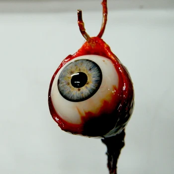 Украшения на Хэллоуин в форме глазного яблока Ужасов Латексная имитация глазного яблока Реквизит ужасов Детали стиля Ужас на Хэллоуин