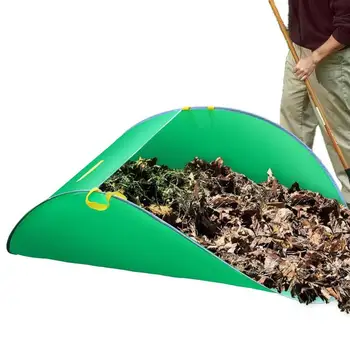 Сверхмощный садовый мешок для мусора, сбор листьев, всплывающий очиститель листьев для газона с ручкой, Многоразовые прочные инструменты для сбора мусора