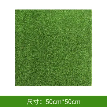 имитация искусственного газона длиной 50 см, газон с мхом, искусственный коврик с зеленой травой, ковер, самодельный микроландшафт, домашний декор для пола, площадь