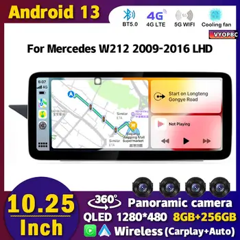 Android 13 8 Core Беспроводной Carplay Автомобильный Радио Мультимедийный Плеер 10,25