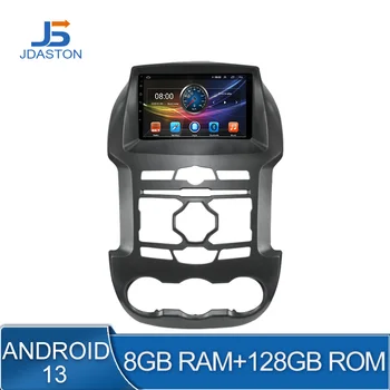 Автомобильный мультимедийный плеер JDASTON Android 13 для Ford Ranger F250 2011-2015 GPS Навигация Аудио Стерео Беспроводное автомобильное радио Carplay
