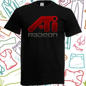 Новая футболка ATI Radeon Tee Из Хлопка Размера от S до 3XL