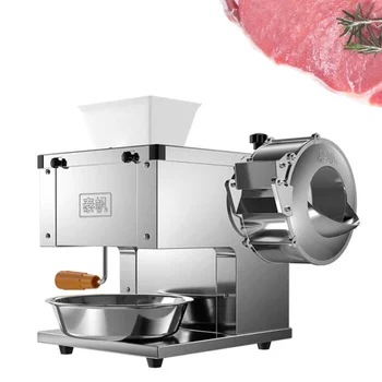 Электрическая мясорубка мощностью 850 Вт, машина для измельчения и нарезки свинины, говядины, курицы, коммерческая автоматическая машина для нарезки мяса