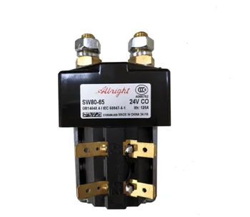 Оригинальный контактор Albright SW80 SW80-65 с электромагнитным реле 24 В на 24 вольта 125 А