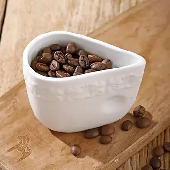 Тарелка для кофейных зерен, тарелка для упаковки кофейных зерен, Керамическая мерная чашка для кофейных зерен, тарелка для кофейных зерен, специальная мерная ложка