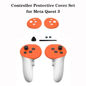 Полная защита Рукоятки контроллера, силиконового защитного кольца, специального комплекта аксессуаров для Meta Quest 3