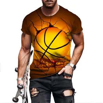 3D футболка для мужчин, модные баскетбольные топы с коротким рукавом, Абстрактные мужские футболки в стиле харадзюку, крутые футболки, мужская одежда