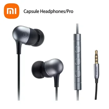 Оригинальные наушники Xiaomi Mi In-Ear Capsule Hybrid Pro HD с микрофоном, шумоподавляющие наушники Mi для мобильных телефонов Huawei Redmi4