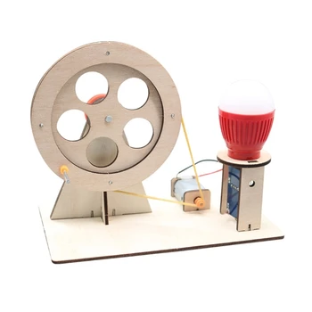 Электрический генератор с ручным приводом, наборы для научных экспериментов для детей, наборы для научных экспериментов с лампочками для детей-школьников в возрасте 8＋ N0HC