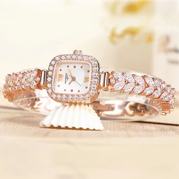 Часы женские браслеты с бриллиантовой инкрустацией женские часы кварцевые часы