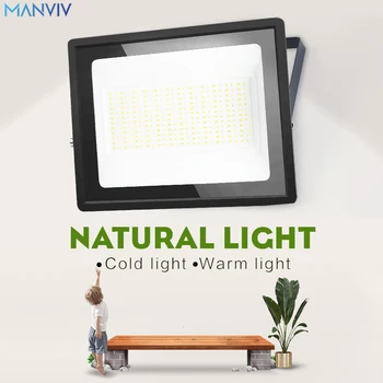 MANVIV Прожектор Светодиодный Уличный Прожектор 220v Открытый водонепроницаемый IP65 светодиодный точечный Натуральный Белый Теплый Белый Холодный Белый Кемпинговые фонари