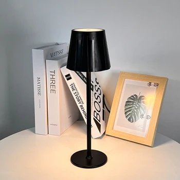 Современная креативная светодиодная настольная лампа с USB-зарядкой IP54 Водонепроницаемый дизайн юбки для спальни, кабинета, украшения дома, ночника