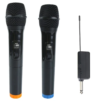 Динамический ручной микрофон Караоке Микрофон UHF для домашней вечеринки Динамик Smart TV для пения