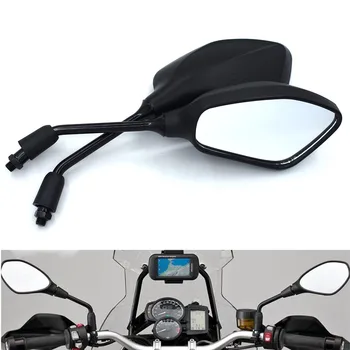 Универсальное зеркало заднего вида мотоцикла 10 мм, левое и правое зеркало, черное для BMW K1600 K1200R K1200S R1200R R1200S R1200ST R1200GS