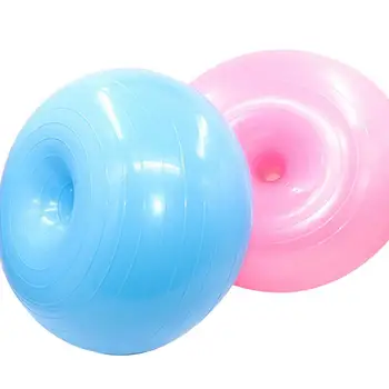 Надувной мяч для йоги HOT 50cm Donut Gym Exercise Тренировка Фитнеса Баланс Пилатеса