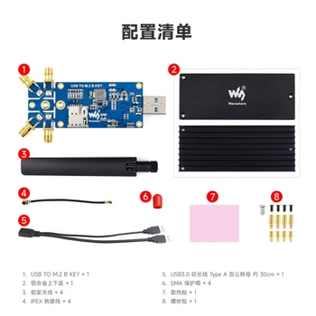 4 Антенны 5G USB-ключ WiFi CardUSB3.1 к M.2 Быстрый Интернет для ноутбуков Dropship