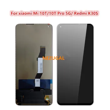 Оригинальная Новинка Для Xiaomi Mi 10T Pro 5G Стеклянный Сенсор ЖК-Дисплей Сенсорная Панель Экран Дигитайзер В Сборе Для Redmi K30S Pantalla