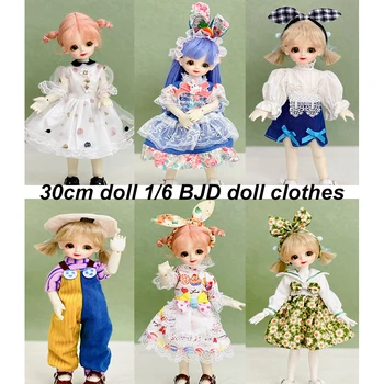 30 см Сменная одежда для куклы 1/6 BJD Кукольная Одежда Милый Модный Комплект формы для девочек Игрушка В Подарок Аксессуары для кукол