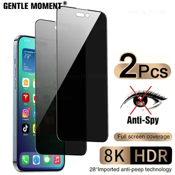 Защитный экран GENTLE MOMENT Anti-Spy Privacy для iPhone 14 11 12 13 Pro Max Glass для iPhone 7 8 Plus XS Max XR SE 6 6S