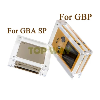 1 шт. для Gameboy Advanced SP GBA SP, Высокопрозрачная акриловая магнитная крышка, коробка для хранения консоли в кармане Game Boy, GBP.