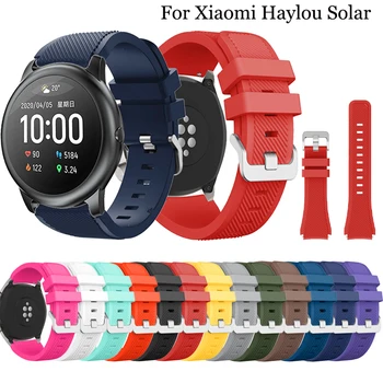 22 мм Силиконовый спортивный Ремешок для Смарт-часов Haylou Solar LS05, Браслет на Запястье для XiaoMi Haylou Solar Watchband Correa