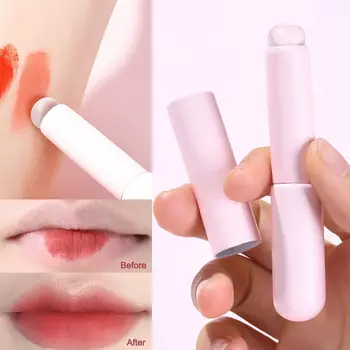 Силиконовые кисточки для губ, портативные многоразовые кисти для макияжа с круглой головкой, эластичная кисточка-аппликатор для губной помады для женщин