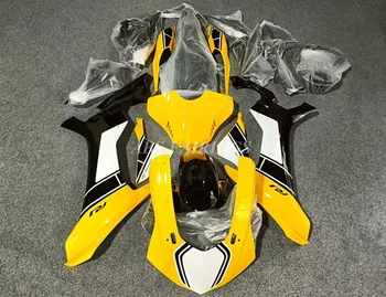 4 Подарка Новый Комплект Обтекателей для мотоциклов ABS, Пригодный для YAMAHA YZF - R1 R1m 2015 2016 2017 2018 15 16 17 18 Комплект кузова Желтый