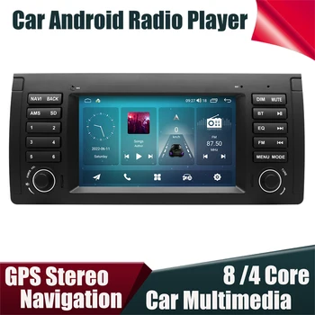 Android 12 Радио Стерео Автомобильный Плеер DSP CARPLAY Мультимедийная GPS Навигационная Система 2 Din Для BMW E39 E53 X5 Авто Радио Аудио 6 + 128 Г