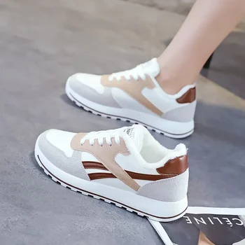 Новая обувь на плоской подошве 2023 Forrest GumpShoes Женская Корейская версия Ulzzang Универсальная Весенне-Летняя Дышащая Спортивная Повседневная Обувь Ins Tide