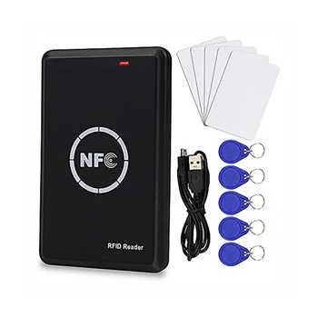 Интеллектуальный копировальный аппарат для карт контроля доступа, устройство записи RFID-считывателя, дубликатор карт 125 кГц, декодер зашифрованных карт 13,56 МГц, метка NFC