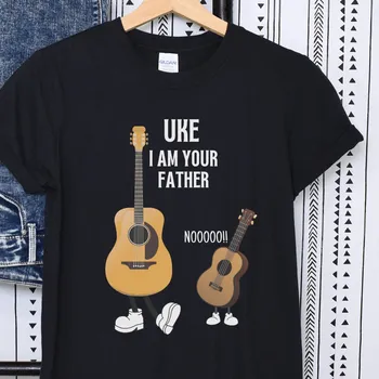 Забавная футболка для игры на гавайской гитаре, подарок для игрока, футболка с забавными шутками, топ с причудливыми каламбурами