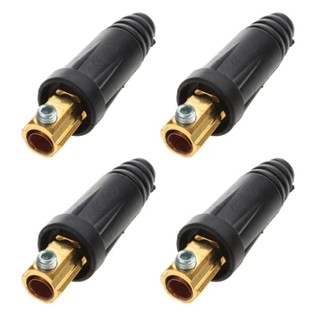 2 пары быстроразъемных соединений Сварочного кабеля 200Amp-300Amp DKJ35-50 DKL35-50 кв. мм (# 4-# 1) для Сварочного аппарата A0KF