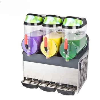 Оборудование для общественного питания Машина для приготовления слякоти с двойными баками 15Lx3 Коммерческая Машина для приготовления слякоти