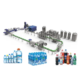 Производственная Линия Машины для розлива напитков с чистой Минеральной Водой по цене готового проекта бренда YG Автоматическая Для розлива напитков по бутылкам