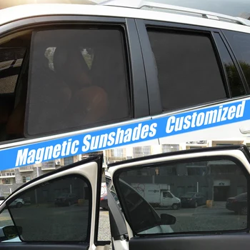 4шт Магнитных солнцезащитных козырьков на боковые стекла для Toyota Porte 2003 2004 2005 2006 - 2011 Сетка для занавесок на дверях автомобиля, Автоаксессуары