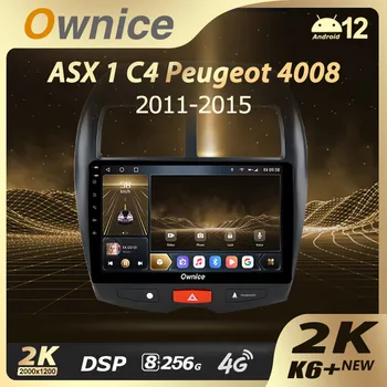 Ownice K6 + 2K для Mitsubishi ASX 1 2010-2016 Автомобильный Радио Мультимедийный Видеоплеер Навигация Стерео GPS Android 12 360 Без 2din