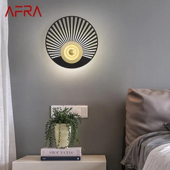 Современный настенный светильник AFRA LED Nordic Creative Простые интерьерные бра для декора дома, гостиной, спальни, прикроватной тумбочки
