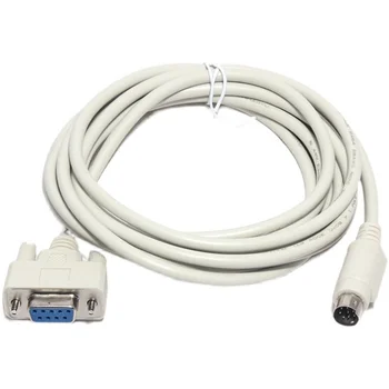 Подключение кабеля связи с сенсорным экраном и ПЛК MD8P К кабелю-розетке D-USB 9P