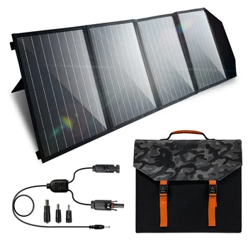 Портативная Складная Солнечная панель мощностью 100 Вт 18 В, Солнечное зарядное устройство, Аварийный блок питания, генератор, Powerbank для кемпинга и путешествий на открытом воздухе