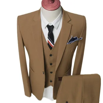 Пиджак, брюки, жилет, роскошный мужской свадебный костюм, мужские блейзеры, Приталенный костюм, деловое официальное платье для вечеринки, пальто, брюки, жилет