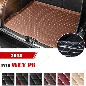 Высококачественный Кожаный коврик в багажник автомобиля для внедорожника WEY 2018, автомобильные аксессуары на заказ, украшение интерьера авто