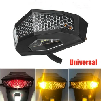 Универсальные светодиодные поворотники для мотоциклов, модифицированный задний фонарь, стоп-сигнал на крыле Cafe Racer