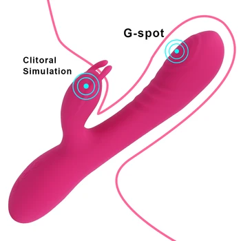 G Spot Кролик Фаллоимитатор Вибратор Секс Игрушки Для Женщин 3 Скорости 7 Частот Мощная Мастурбация Массажер Влагалища Стимулятор Клитора