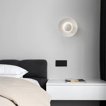 Ретро настенный светильник фон гостиной стена прохода дизайнерский креативный прикроватный светильник для спальни
