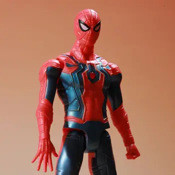 Фигурка Человека-паука Marvel Legends, 7-дюймовые фигурки со светом, модель Человека-паука, игрушка, фигурка супергероя Диснея, подарок для детей Figma